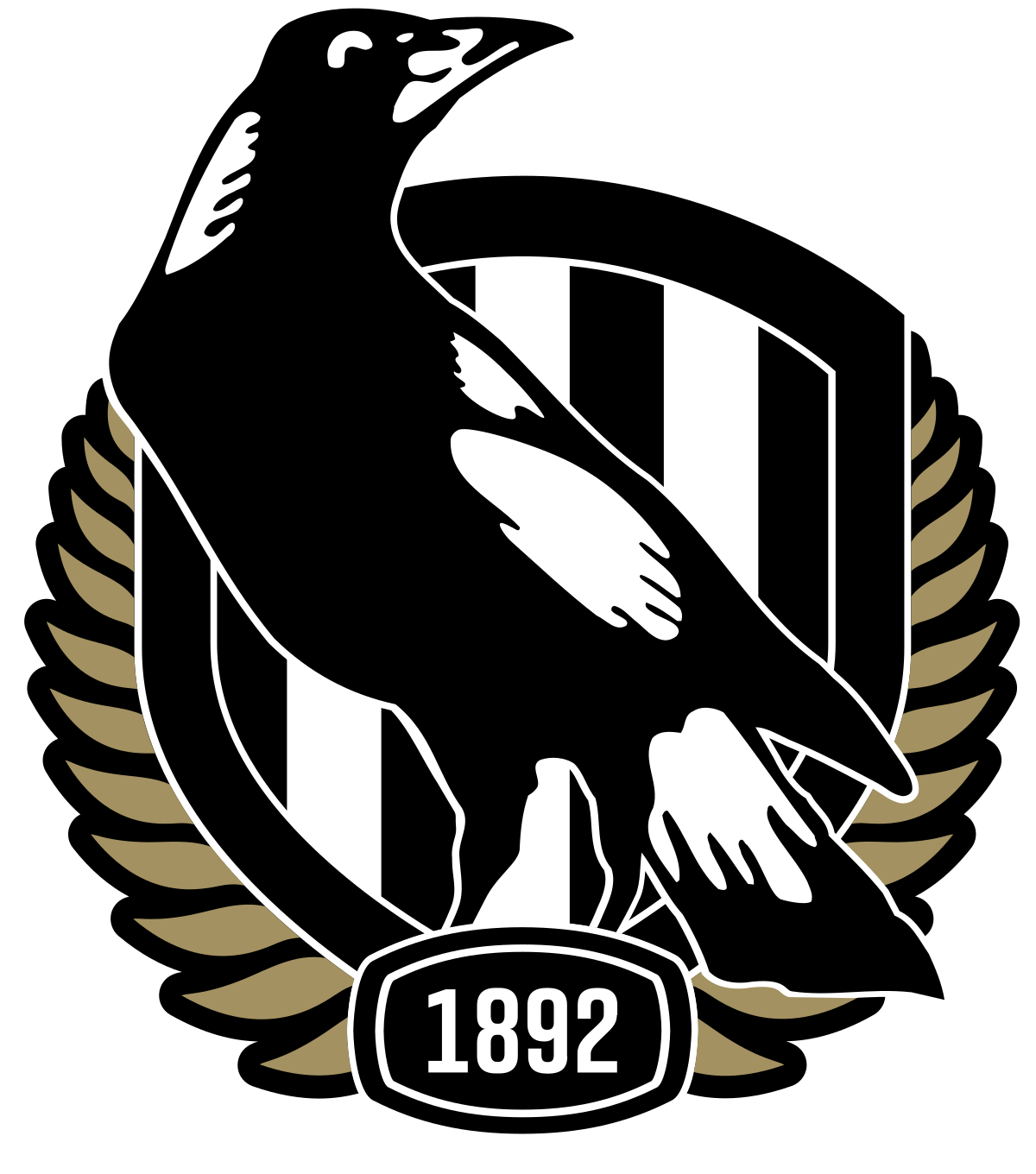 Sticker Set -  (1892 S) AFL Collingwood Magpies