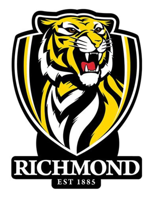 Iron on Transfer - You make your T shirt with an iron - (W) AFL Richmond Tigers