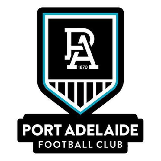 Iron on Transfer - You make your T shirt with an iron - (W) AFL Port Adelaide